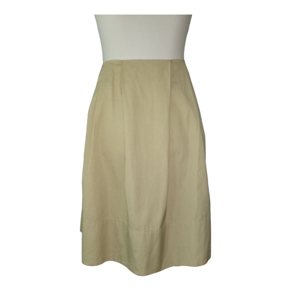 💕Lilly Pulitzer Pleated Khaki Skirt 100% Cotton Womens Size 8‎